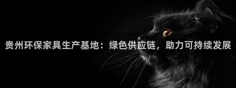 意昂5(KGAME)平台分红：贵州环保家具生产基地：绿色供应